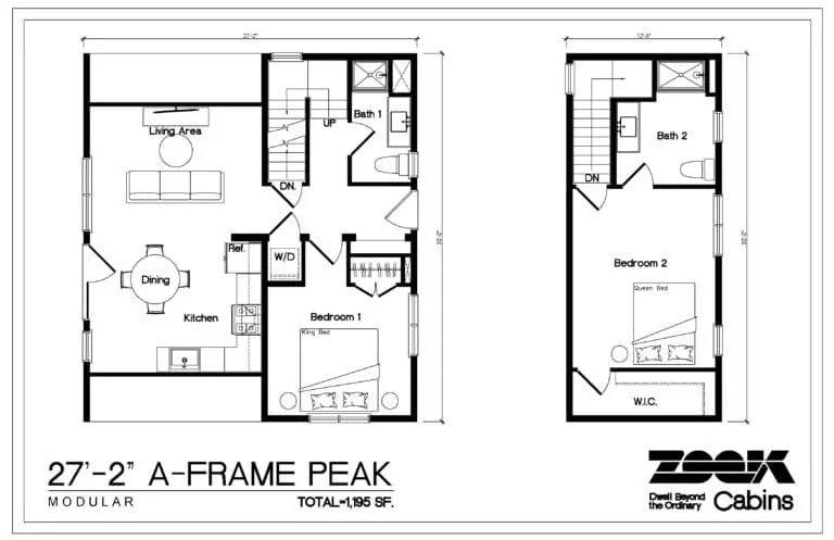 A-Frame Lodge — floorplan