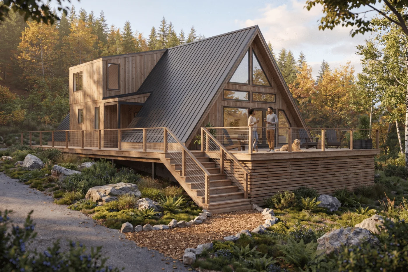 A-Frame Lodge — exterior
