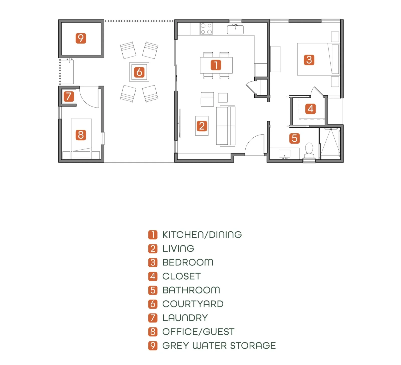 Nanabode The Casita — floor plan photo 1