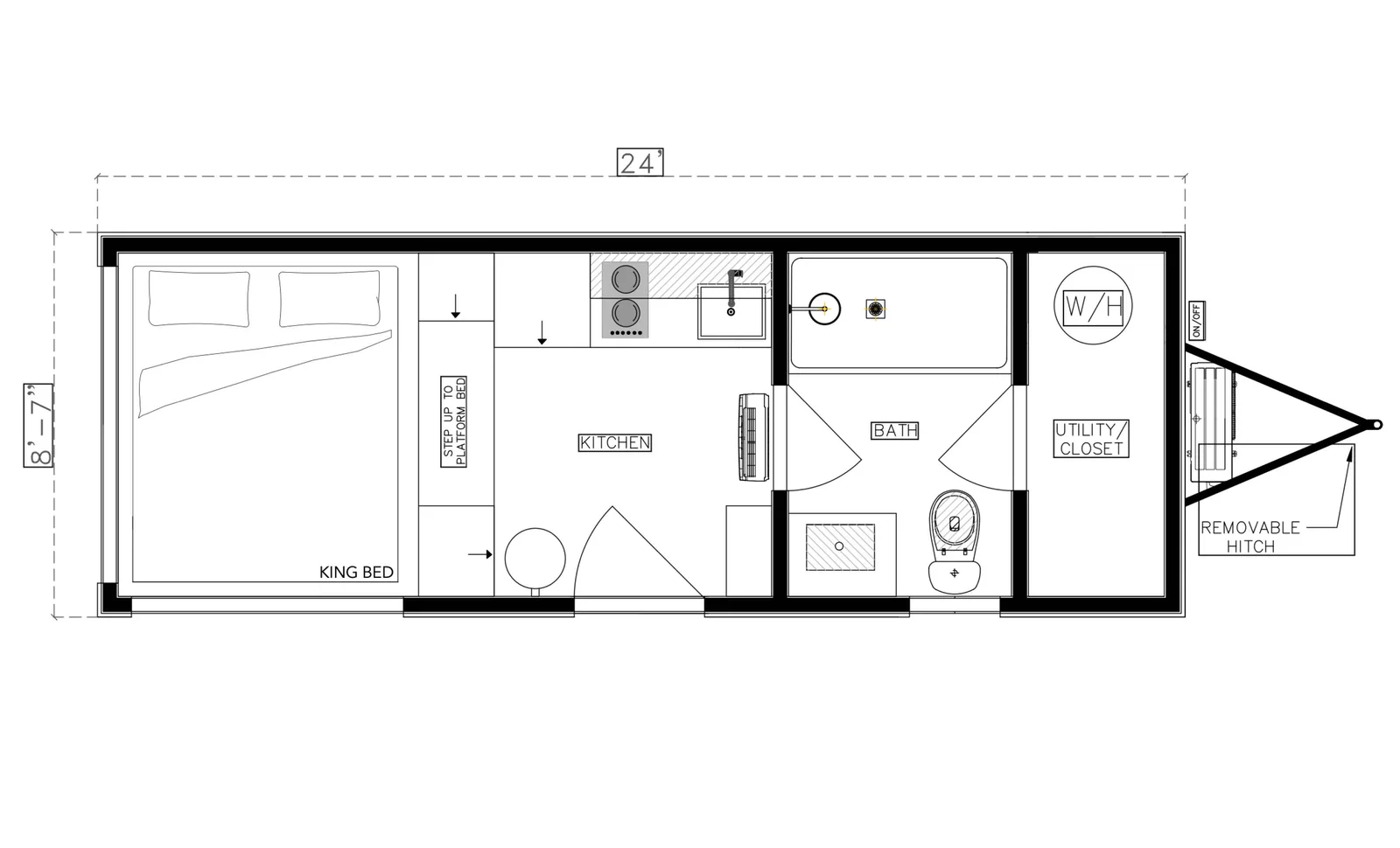 Nook Studio — floorplan
