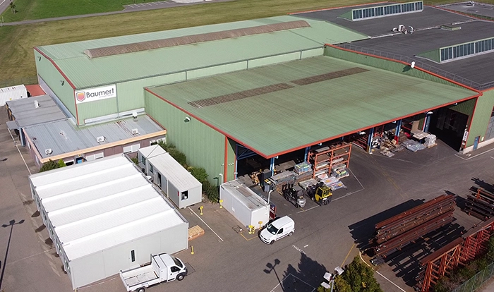 Usine Baumert vue du ciel