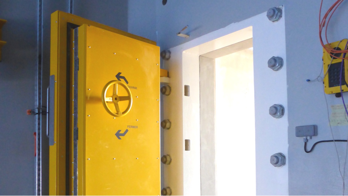 Portes techniques sur mesure pour sites  nucléaires et autres sites sensibles