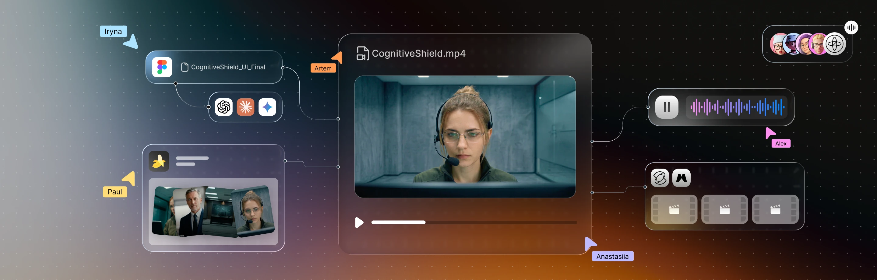 Designing a concept video for an AI information threat platform: CognitiveShield for the NATO Innovation Challenge