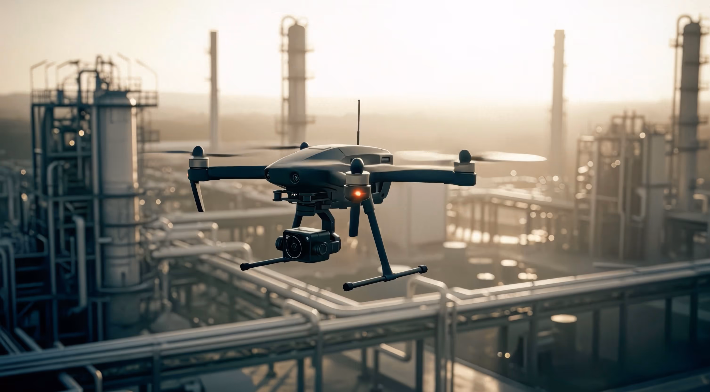 dron flying