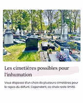 Photo représentant une fiche infos des pompes funèbres Maison Maurel à Bourg-la-Reine