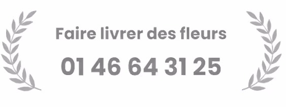 Image avec le texte Faites livrer des fleurs  en composant le 01 46 64 31 25