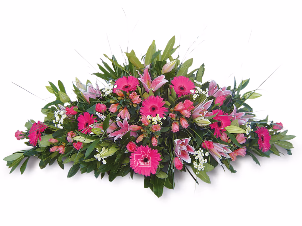 Composition florale, raquette