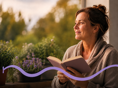 Caregiver enjoying time for themselves