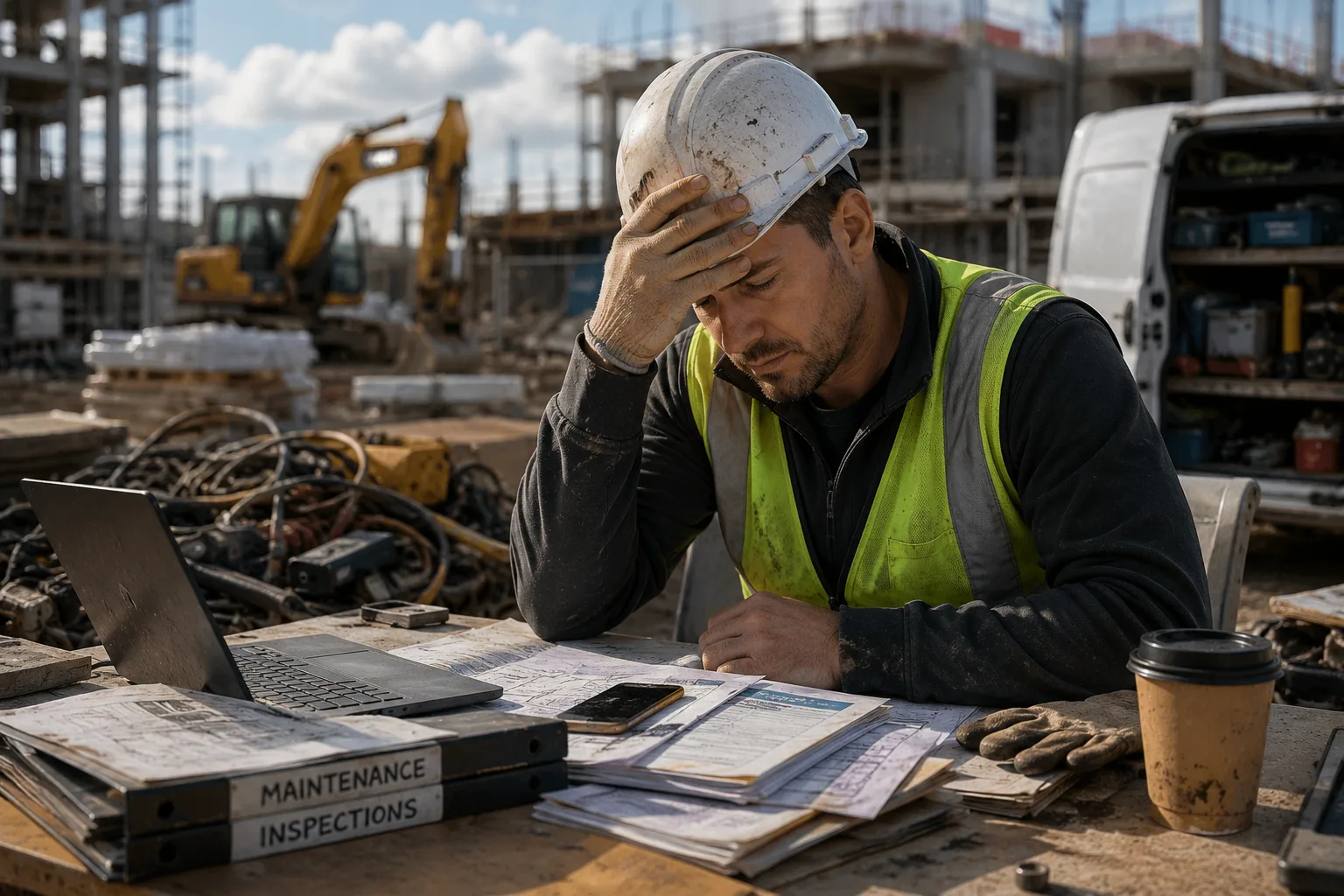 Temps perdu sur un chantier a cause de mauvais suivi