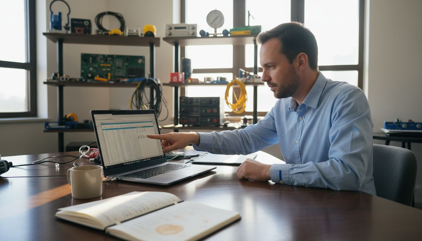 Inventaire de parc matériel pour un contrôle efficace.