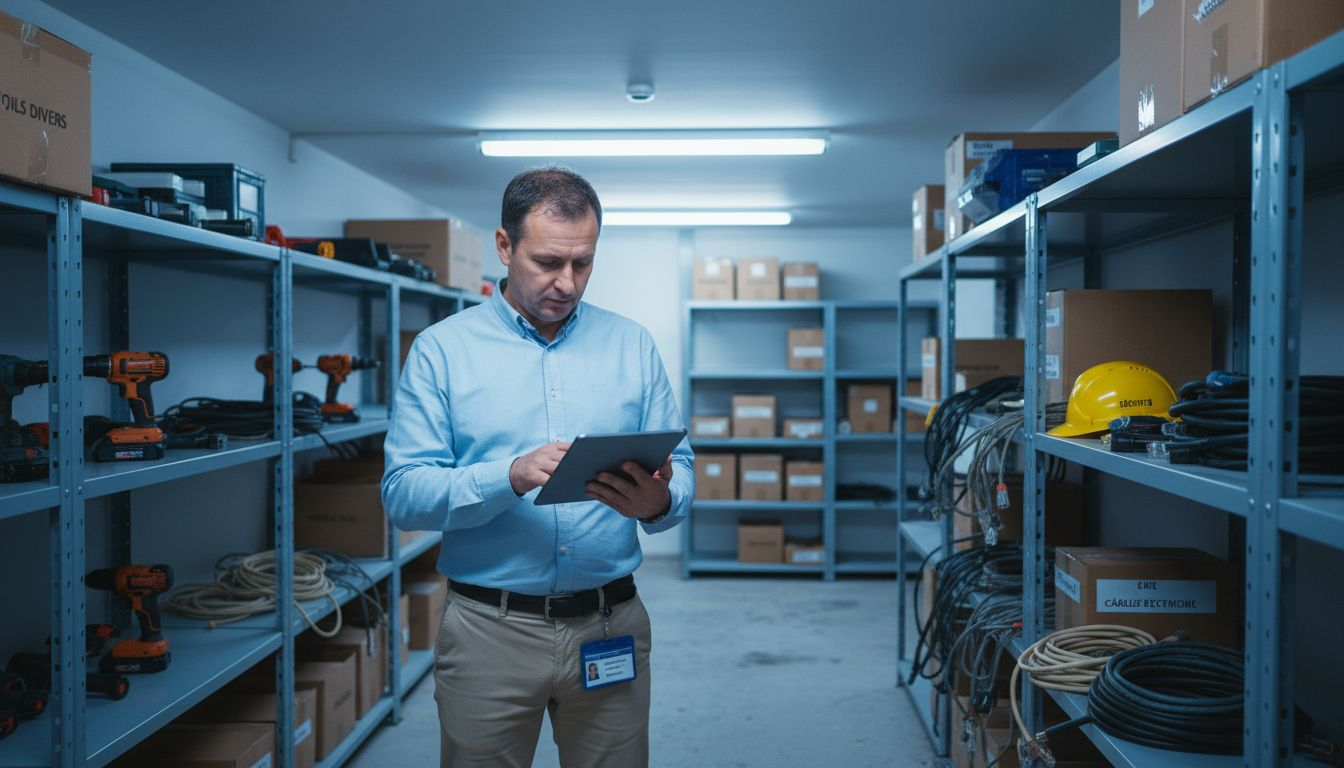 Gestion efficace de l'inventaire pour équipements.