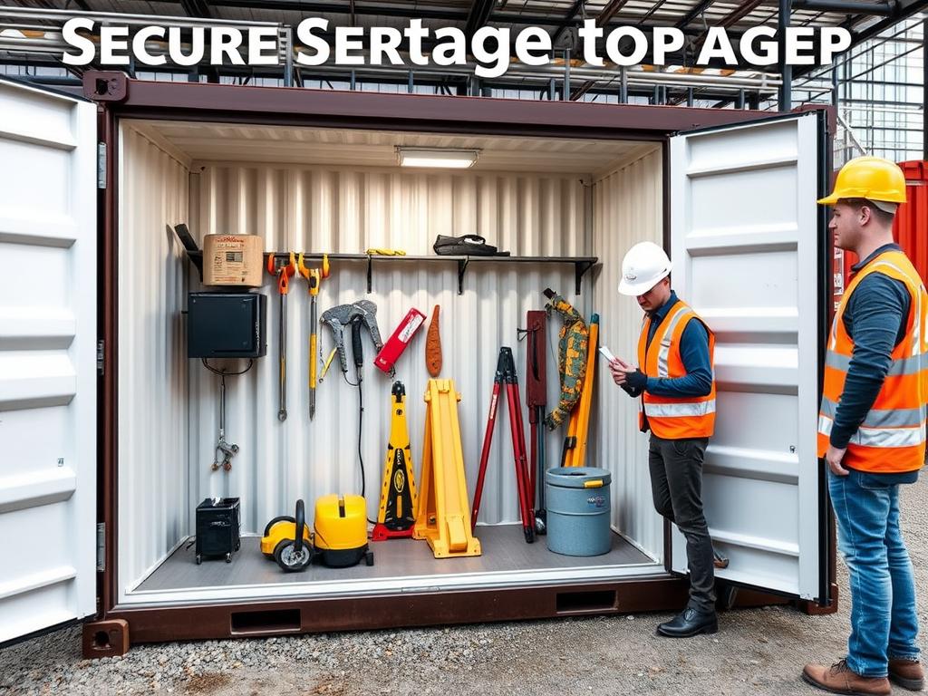 Outillage de chantier sécurisé pour prévenir le vol