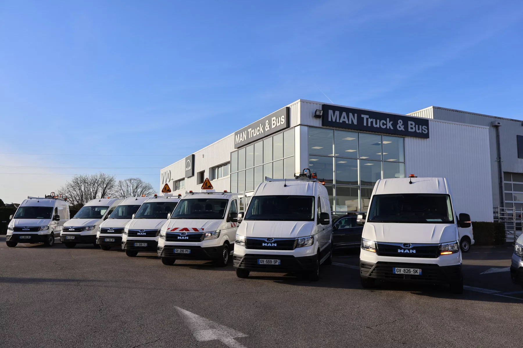 Gestion efficace de flotte automobile sur chantier.