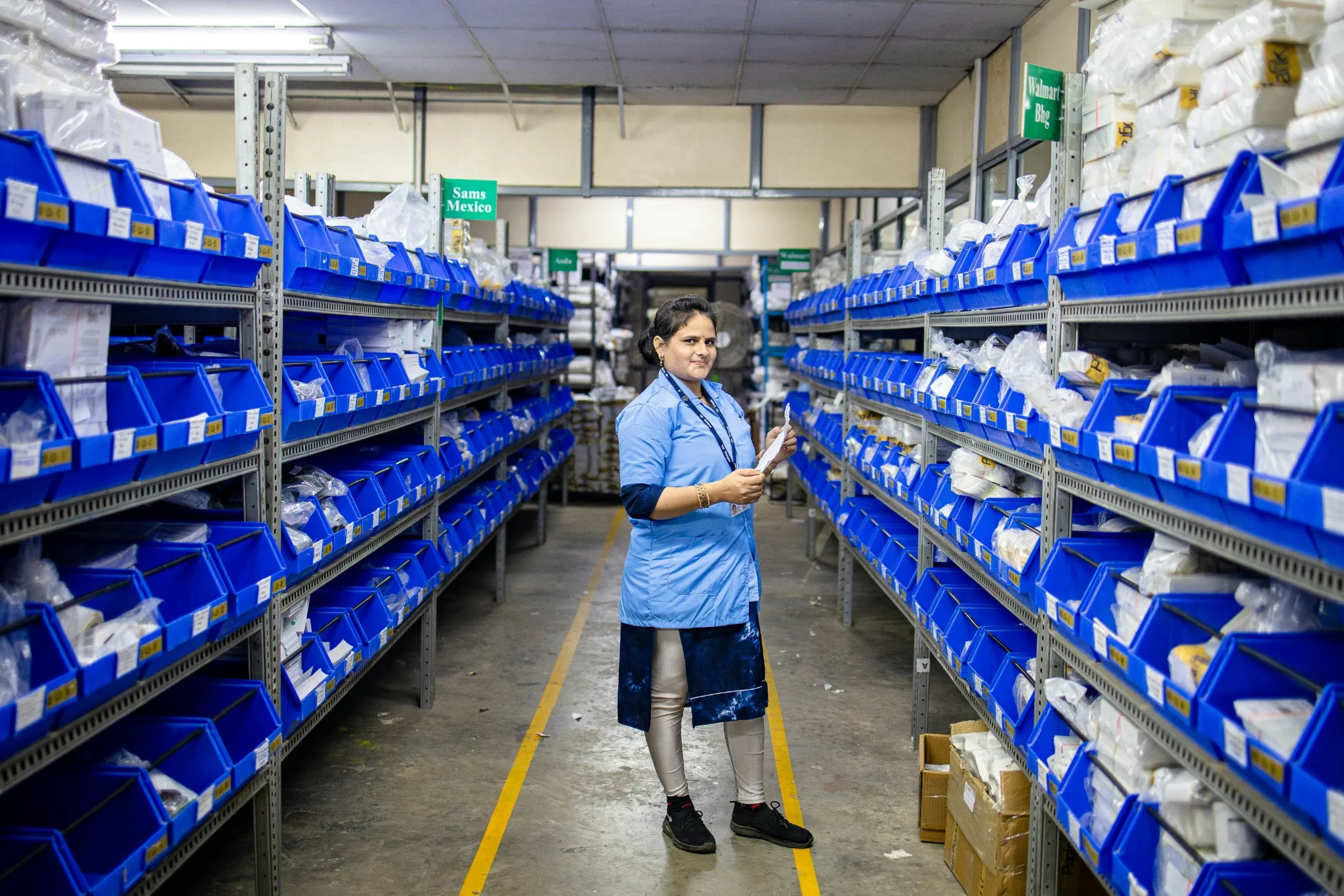 Outils et machines pour un inventaire efficace.