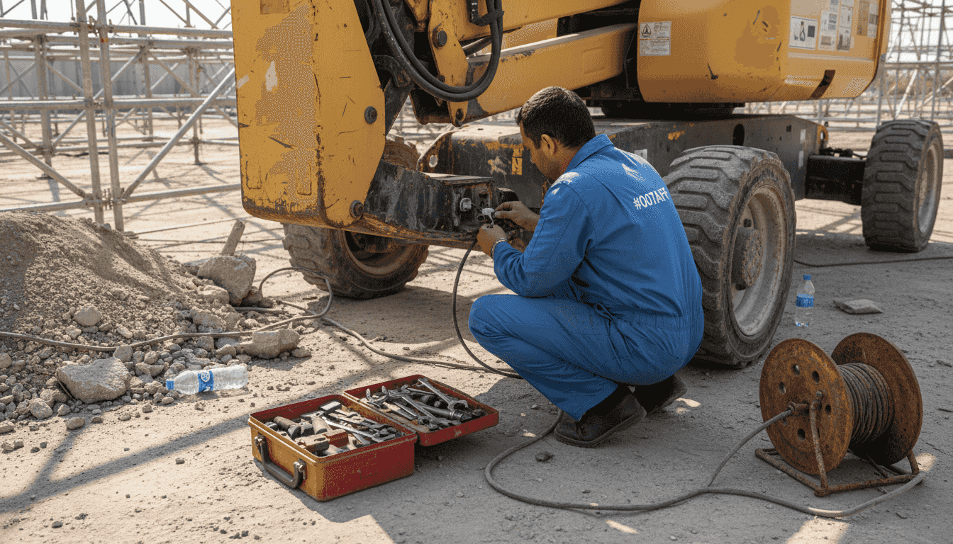 Un technicien procède à l’installation d’un capteur IoT sur une machine industrielle.