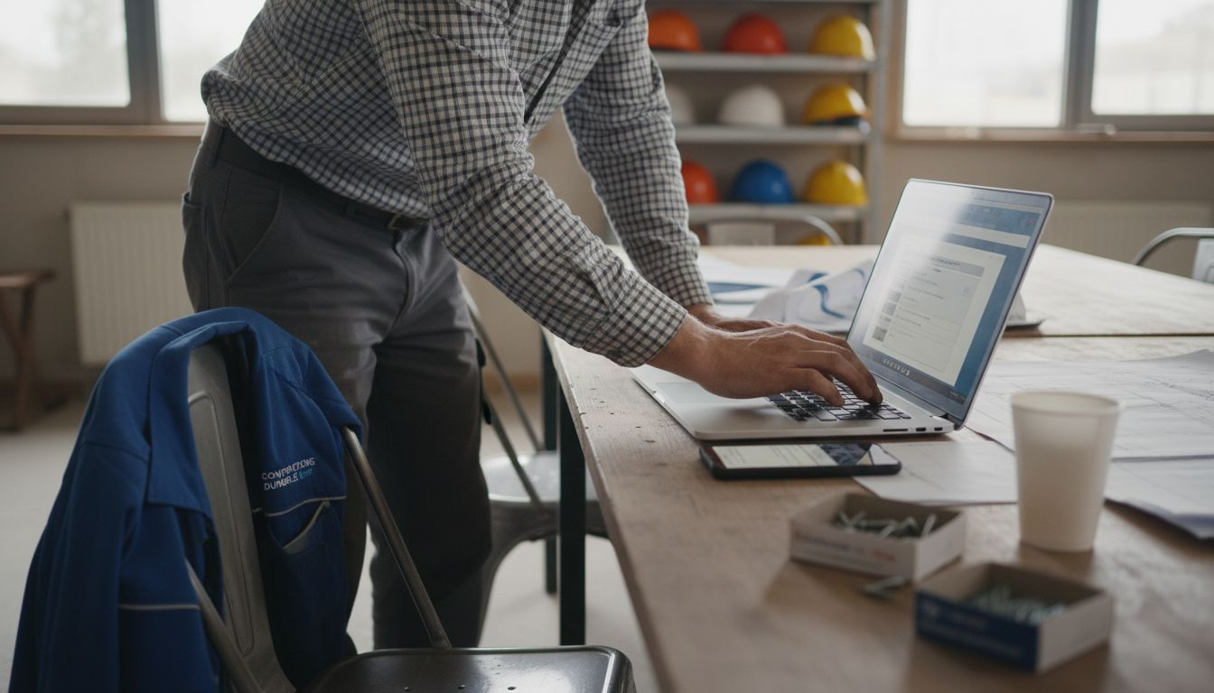 Le responsable procède aux réglages des alertes sur les équipements.
