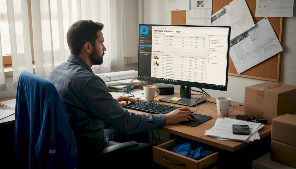 Le responsable supervise le suivi des équipements directement depuis son poste grâce à un logiciel dédié.