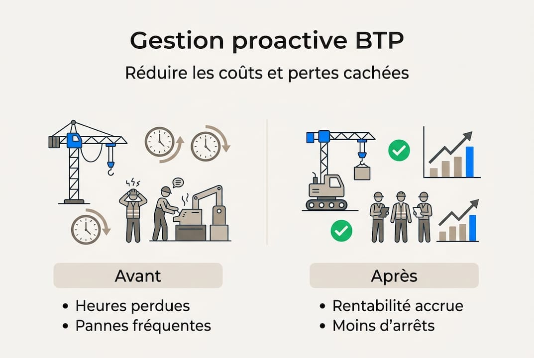 Bilan en chiffres : les bénéfices d’une gestion proactive dans le secteur du BTP