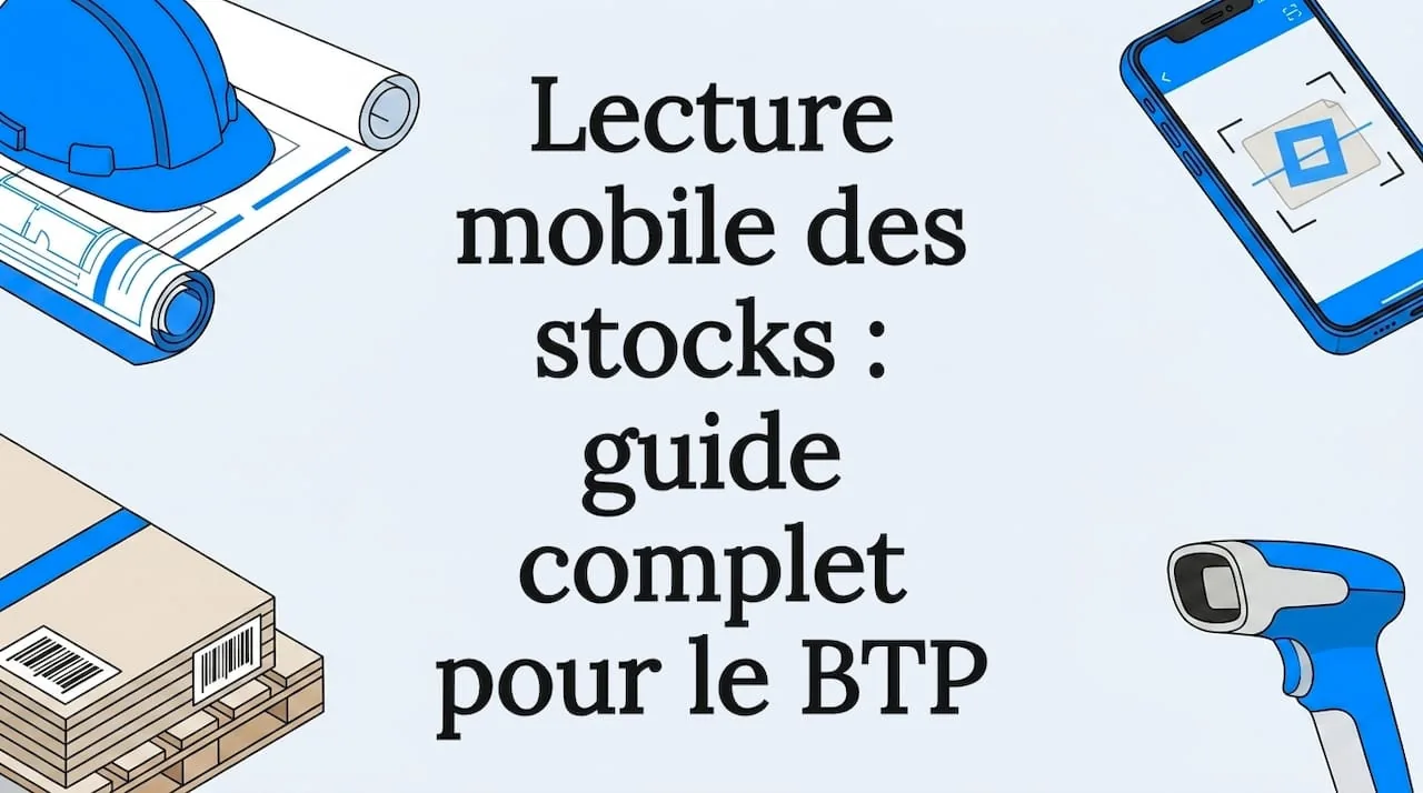 Illustration de l'article : Lecture mobile des stocks : guide complet pour le BTP