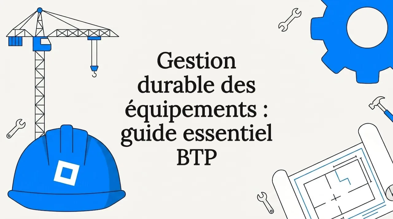 Illustration de l'article : Gestion durable des équipements : guide essentiel BTP