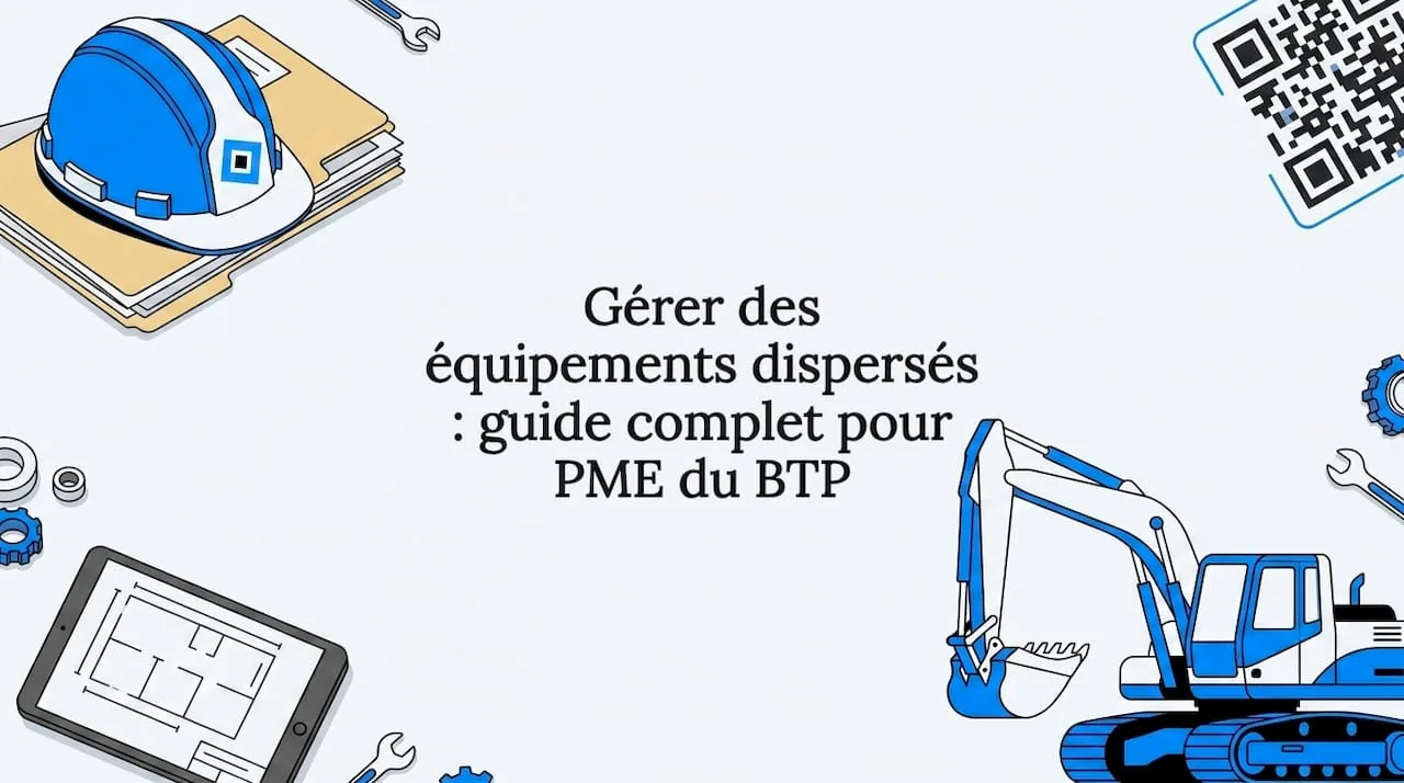 Illustration de l'article : Gérer des équipements dispersés : guide complet pour PME du BTP