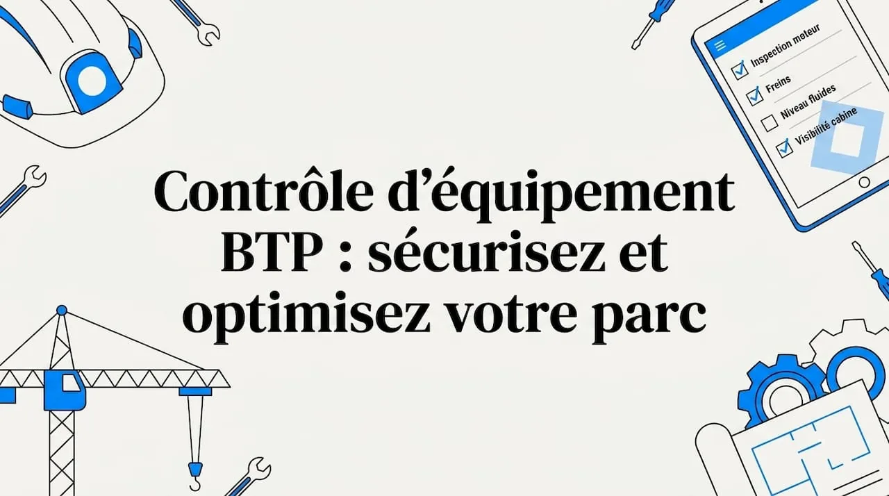 Illustration de l'article : Contrôle d'équipement BTP : sécurisez et optimisez votre parc