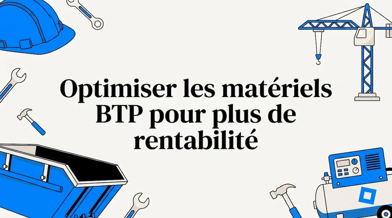 Illustration de l'article : Optimiser les matériels BTP pour plus de rentabilité