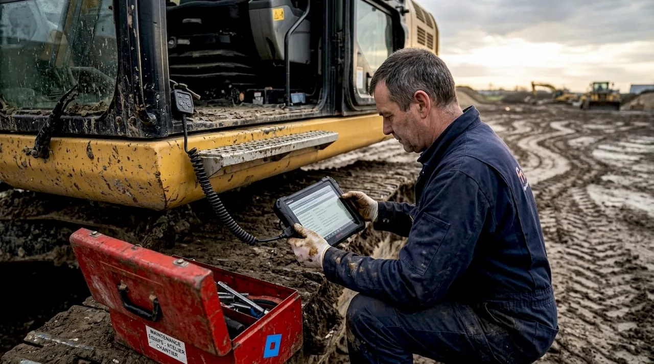 Illustration de l'article : Choisir le bon type de maintenance d'engins BTP