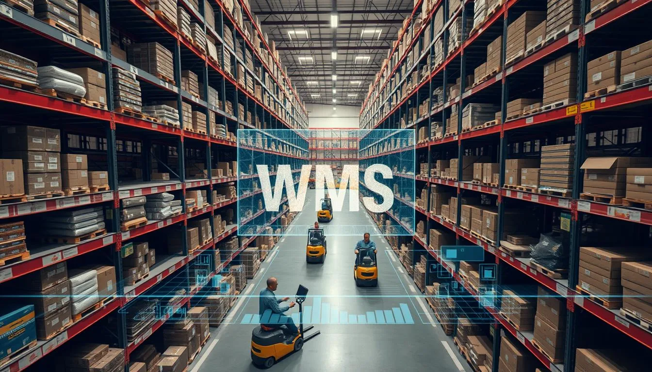 Système de gestion d'entrepôt WMS en 2025.