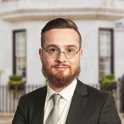 Portrait of Stepan Puchkov, Partner at 'Belgravia Law', London.