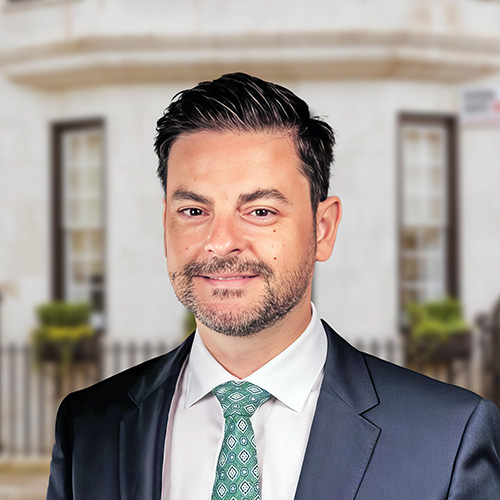 Portrait of Bledi Albri, Partner at 'Belgravia Law', London.