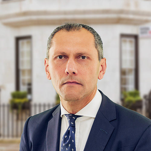 Portrait of Shantanu Majumdar KC, King’s Counsel Barrister, Consultant at 'Belgravia Law', London.