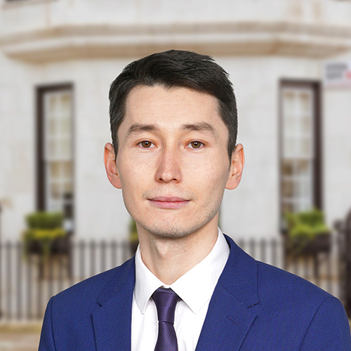 Portrait of Magzhan Nurgeldi, Billing Accountant at 'Belgravia Law', London.