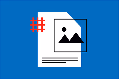 Grafische weergave van een sjabloon