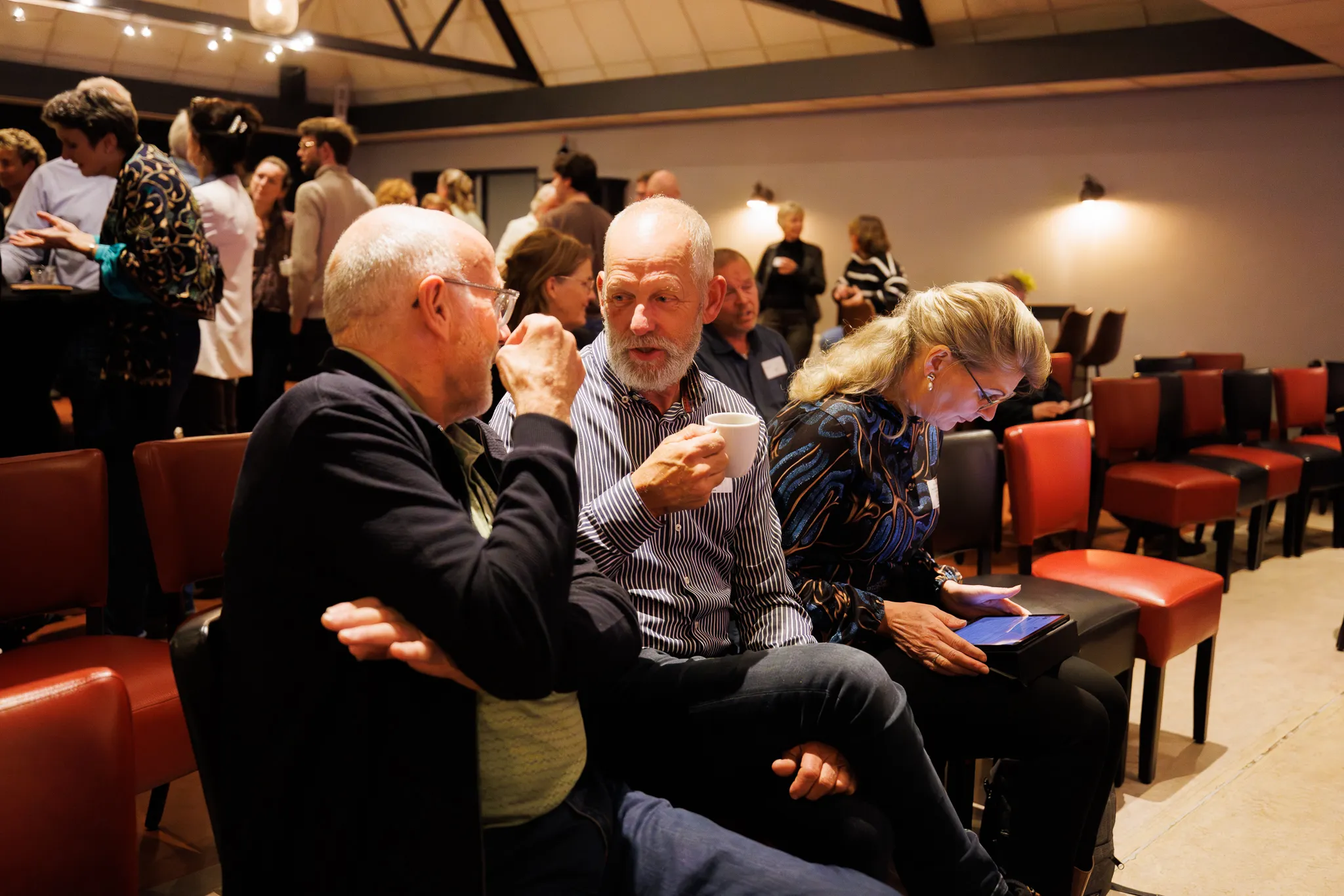 Gasten bij de Najaarsbijeenkomst 2024 van RMT NOF.