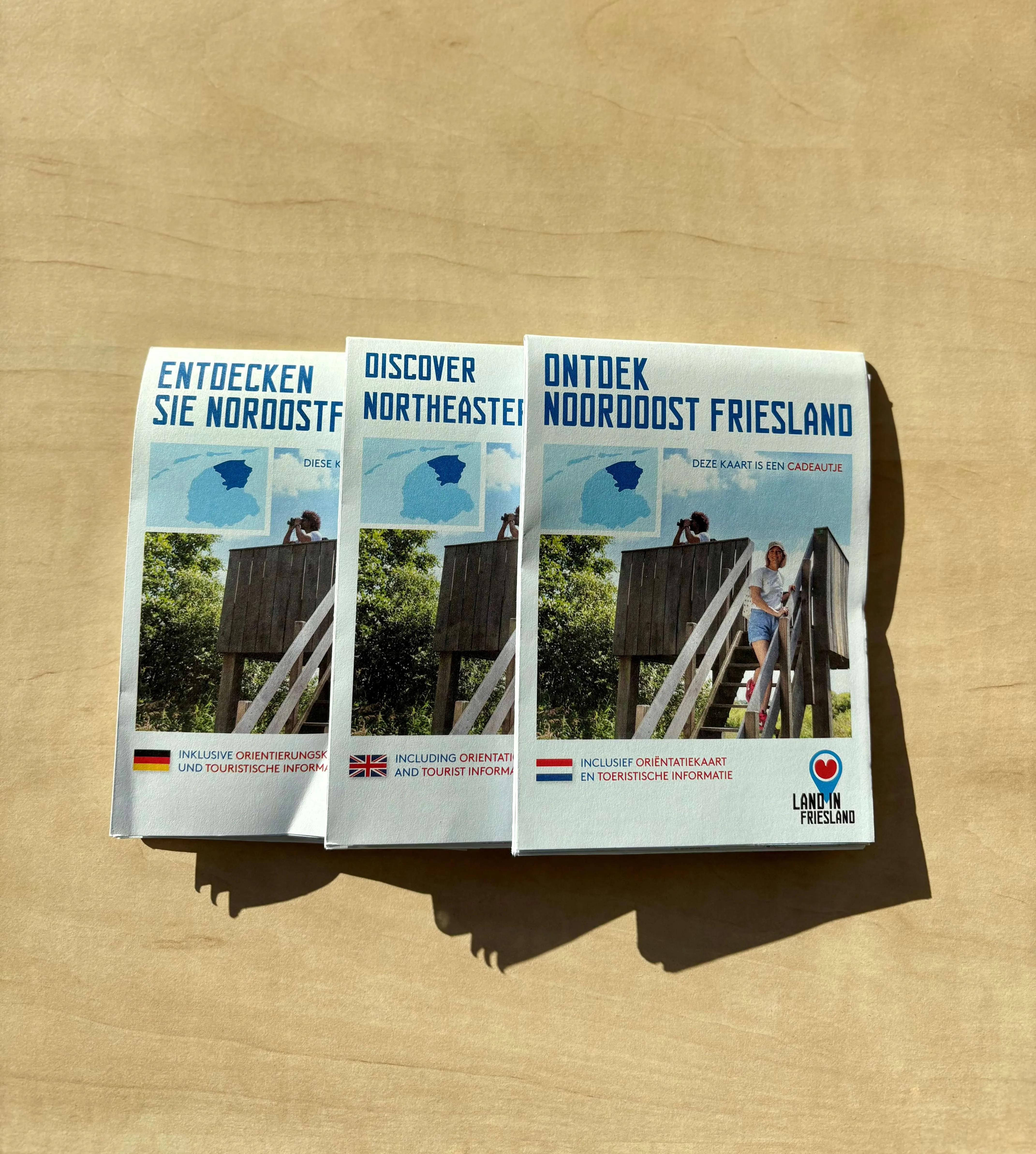 Oriëntatiekaarten Noordoost Friesland van RMT NOF.