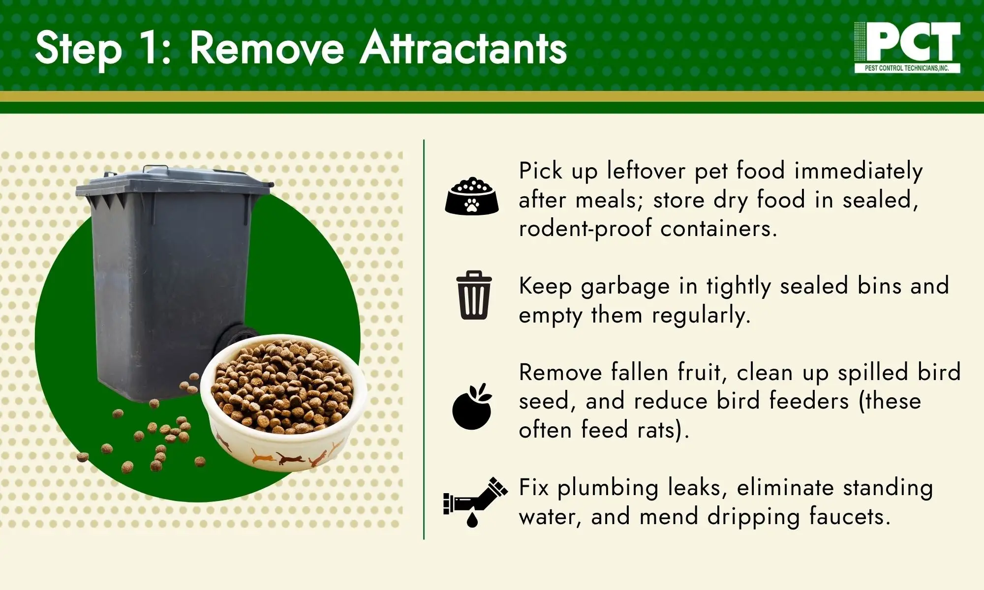 Step 1: Remove Attractants