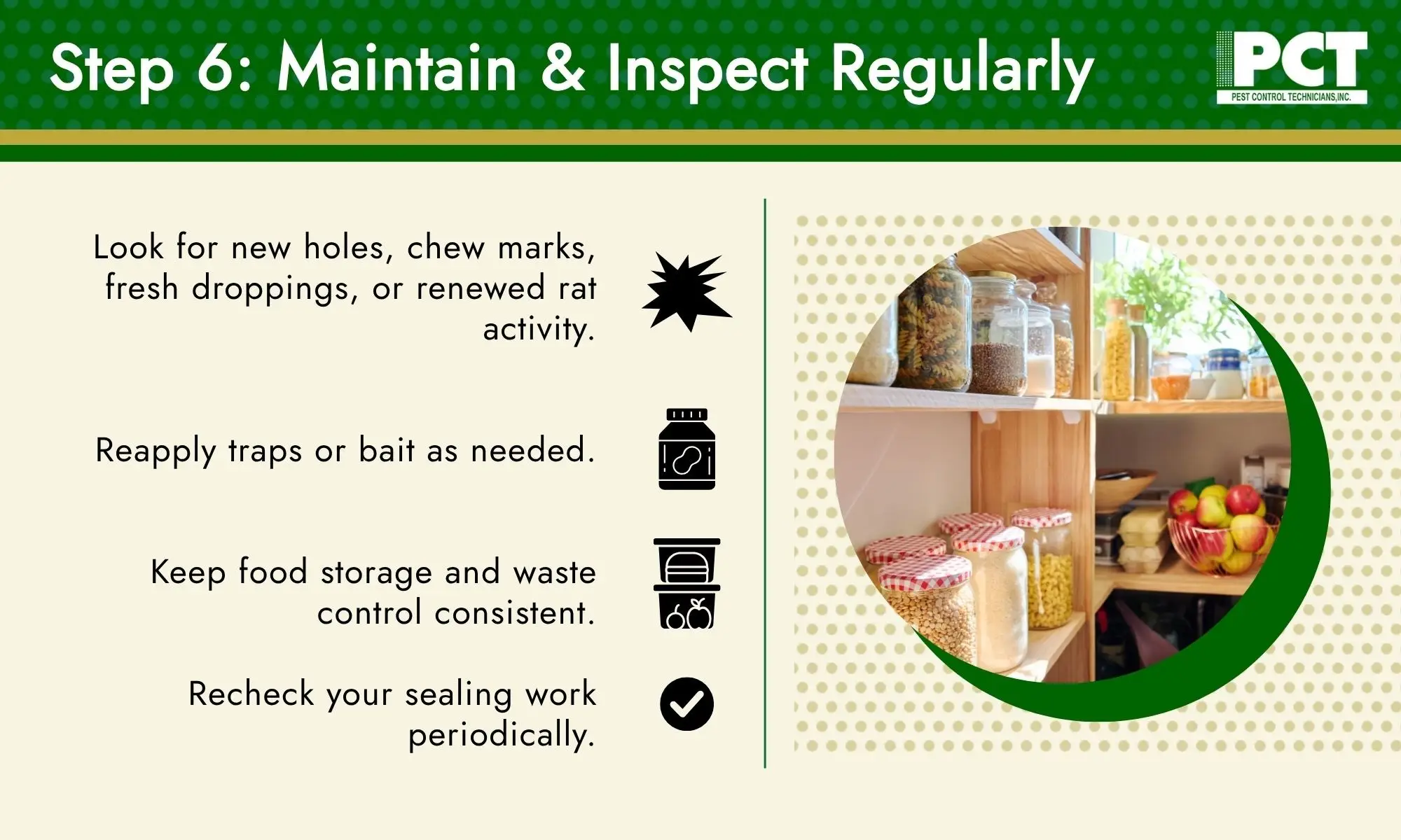 Step 6: Maintain & Inspect Regularly