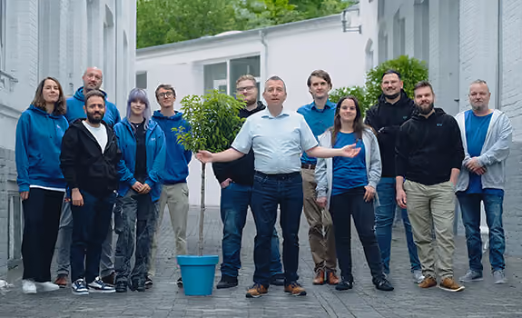Team Foto aus unserem Imagefilm