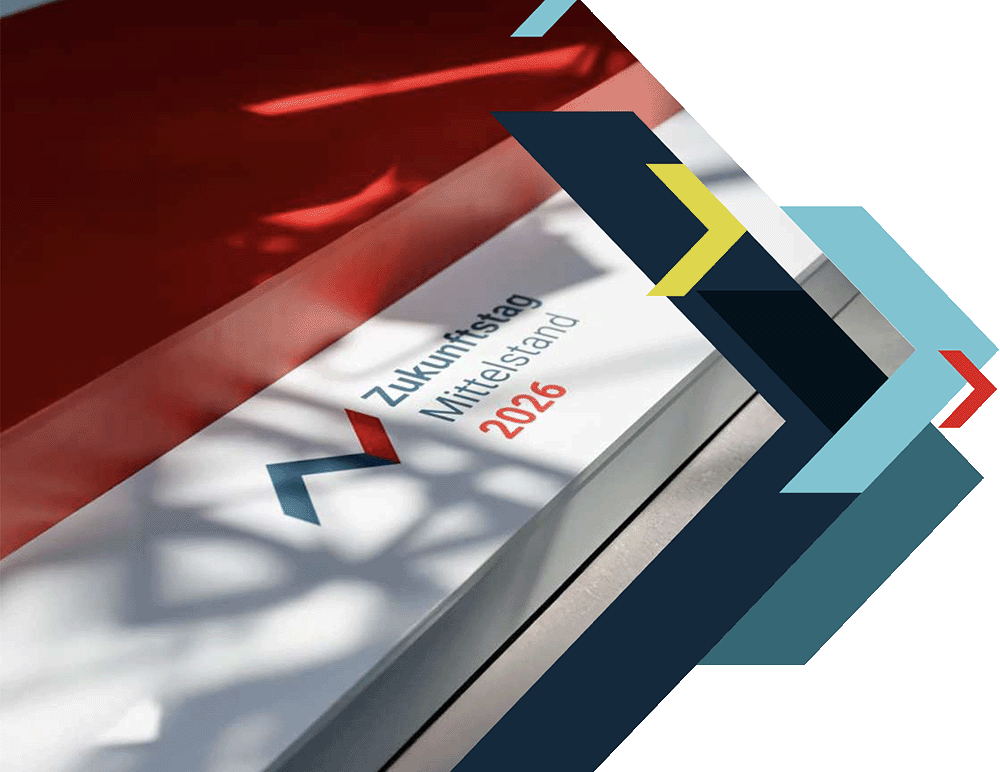 Zukunftstag im Mittelstand 2026 Grafik mit Pfeilen