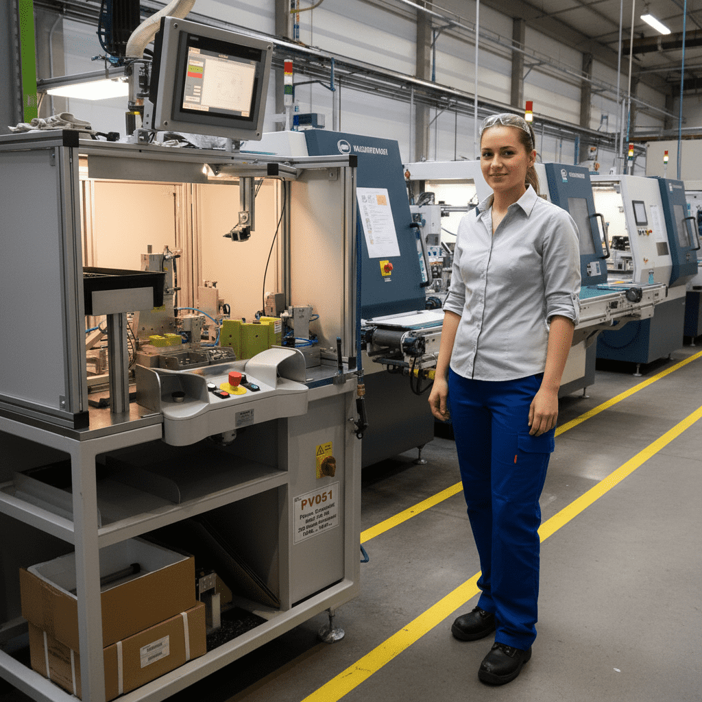 image of a marine engineer inspecting engines