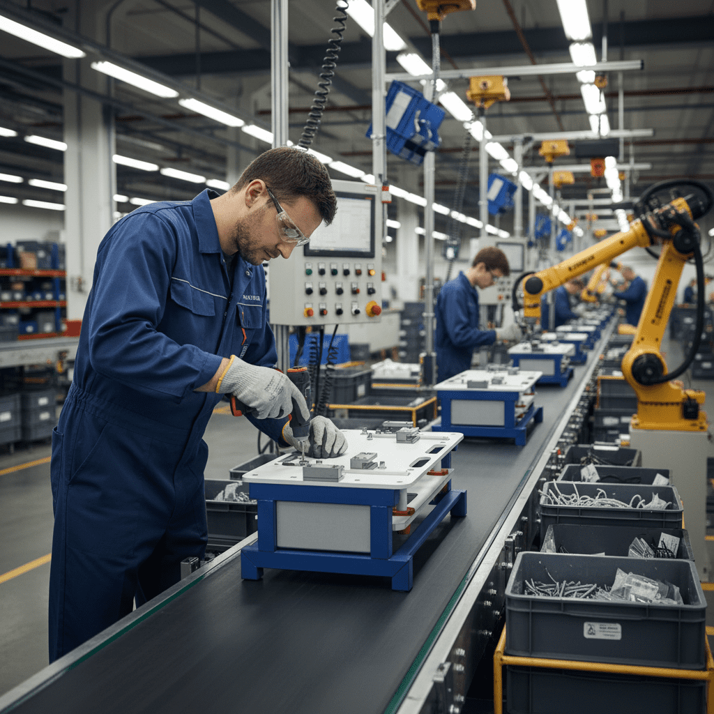 image of a marine engineer inspecting engines