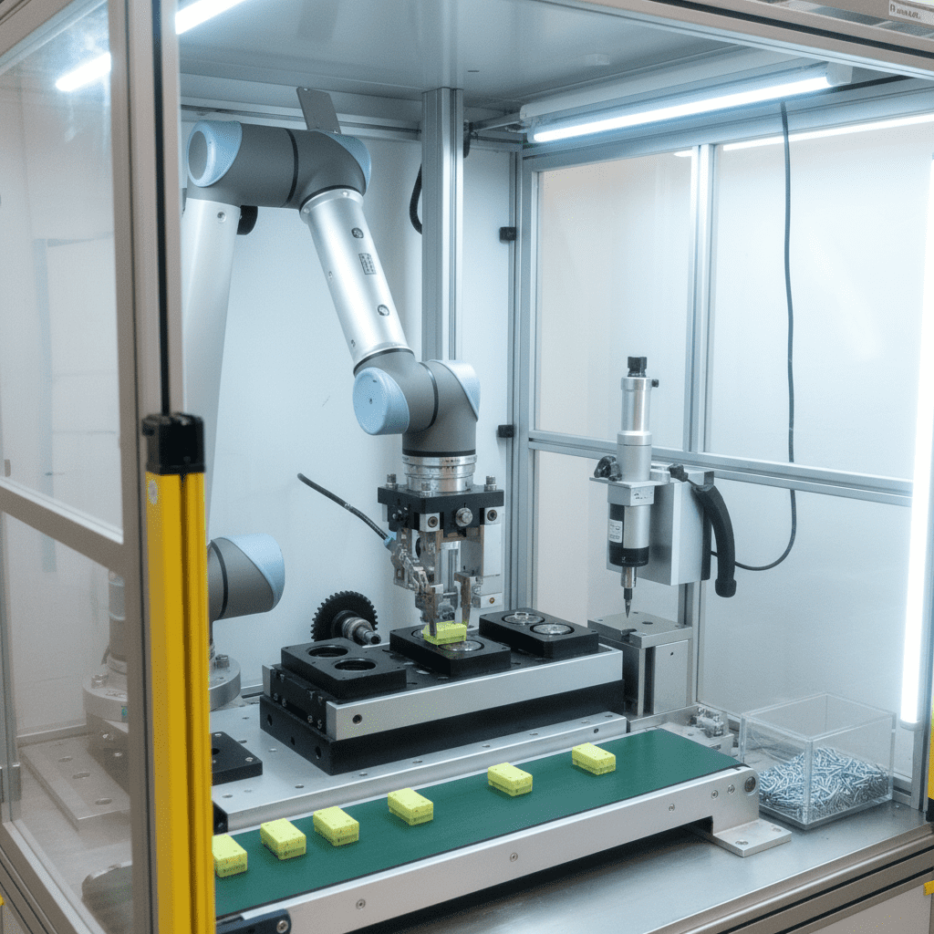 [background image] image of assembly line automation tools (for an ai robotics and automation)