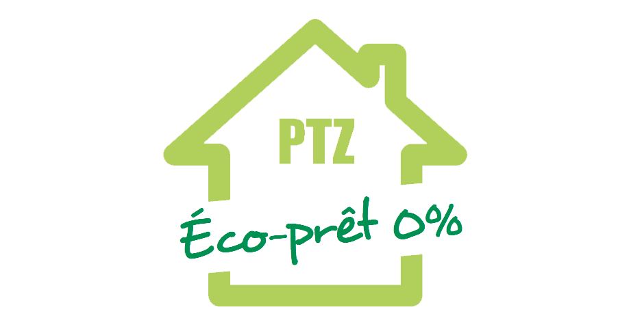 Logo ecoprêt. Prêt taux 0%
