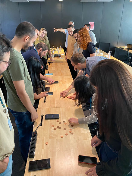 Agile coin game in action