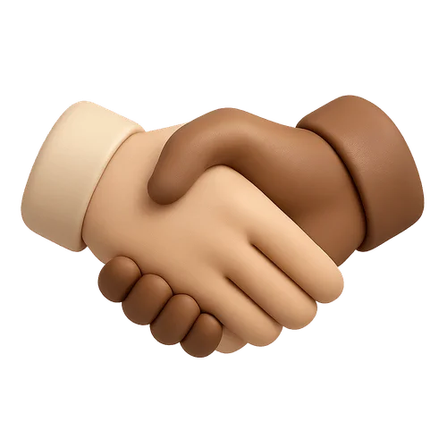 Handshake icon.