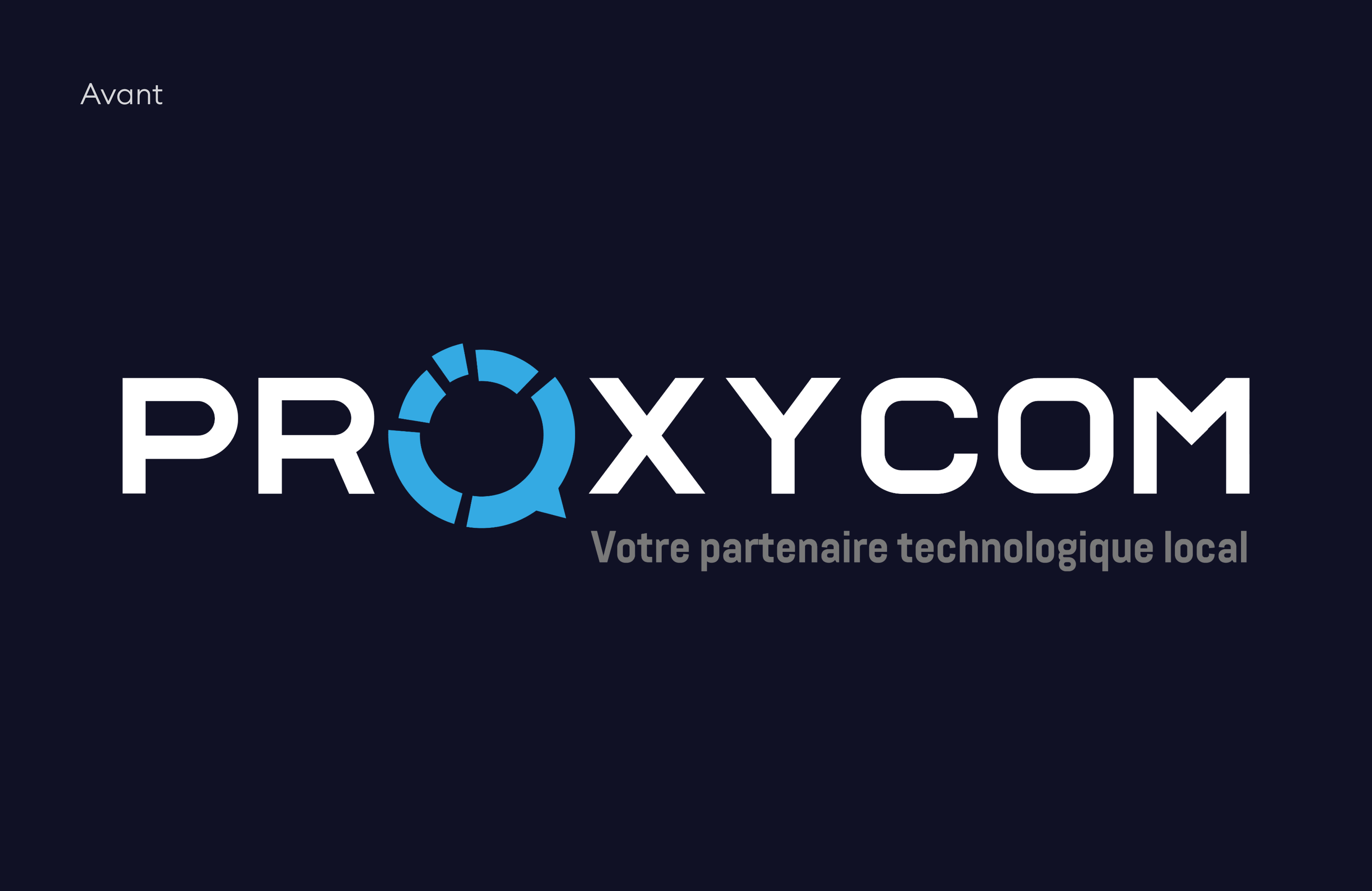 Évolution de l’identité Proxycom dans le cadre du repositionnement de la marque