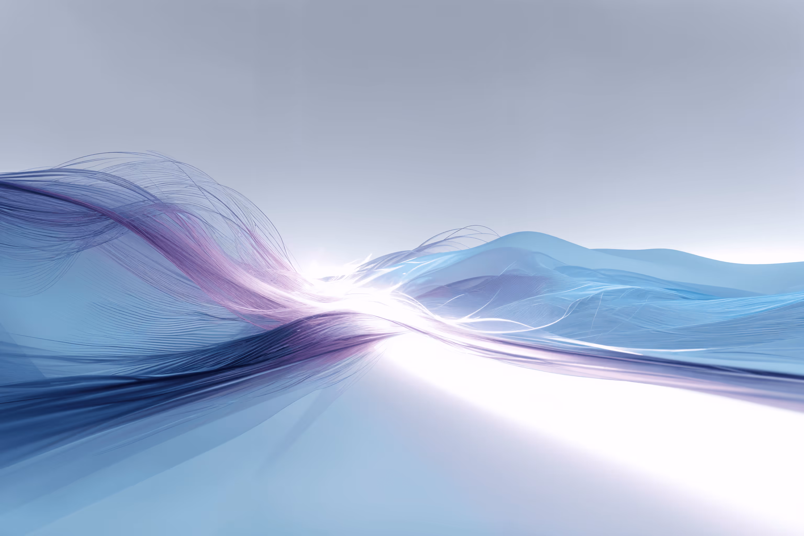A bespoke branded image of a transformative wave connecting at its centre