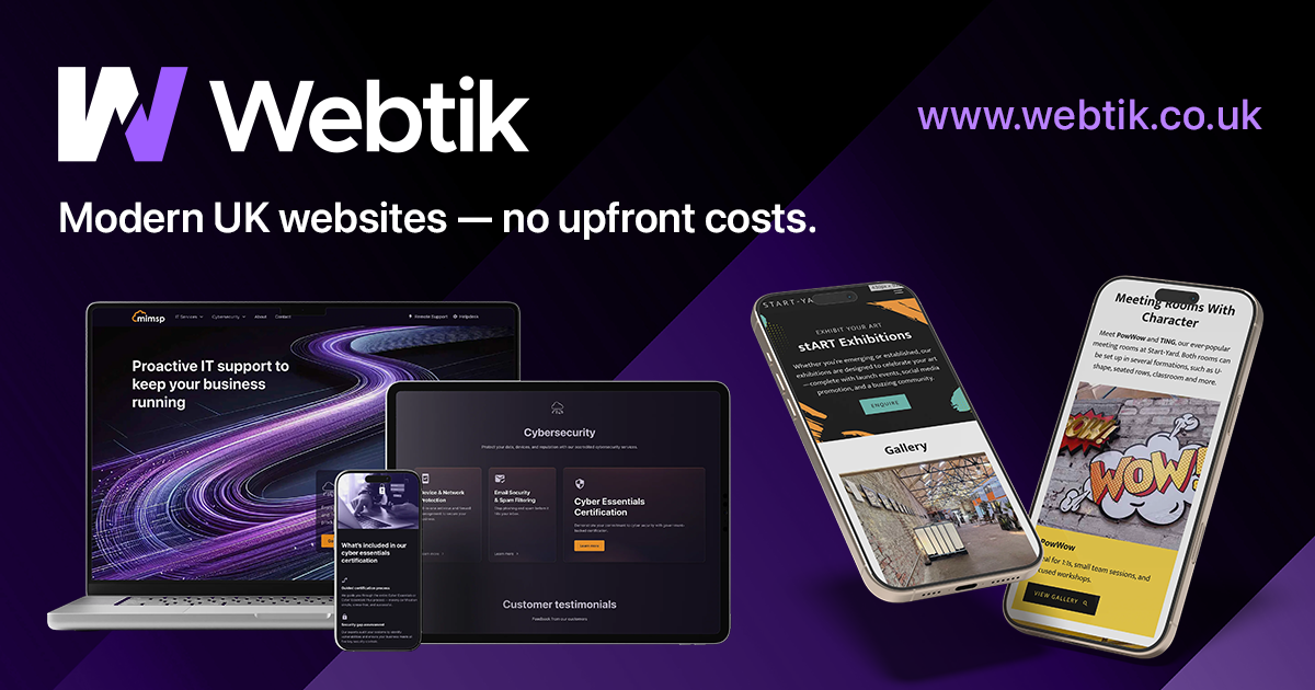 webtik website preview