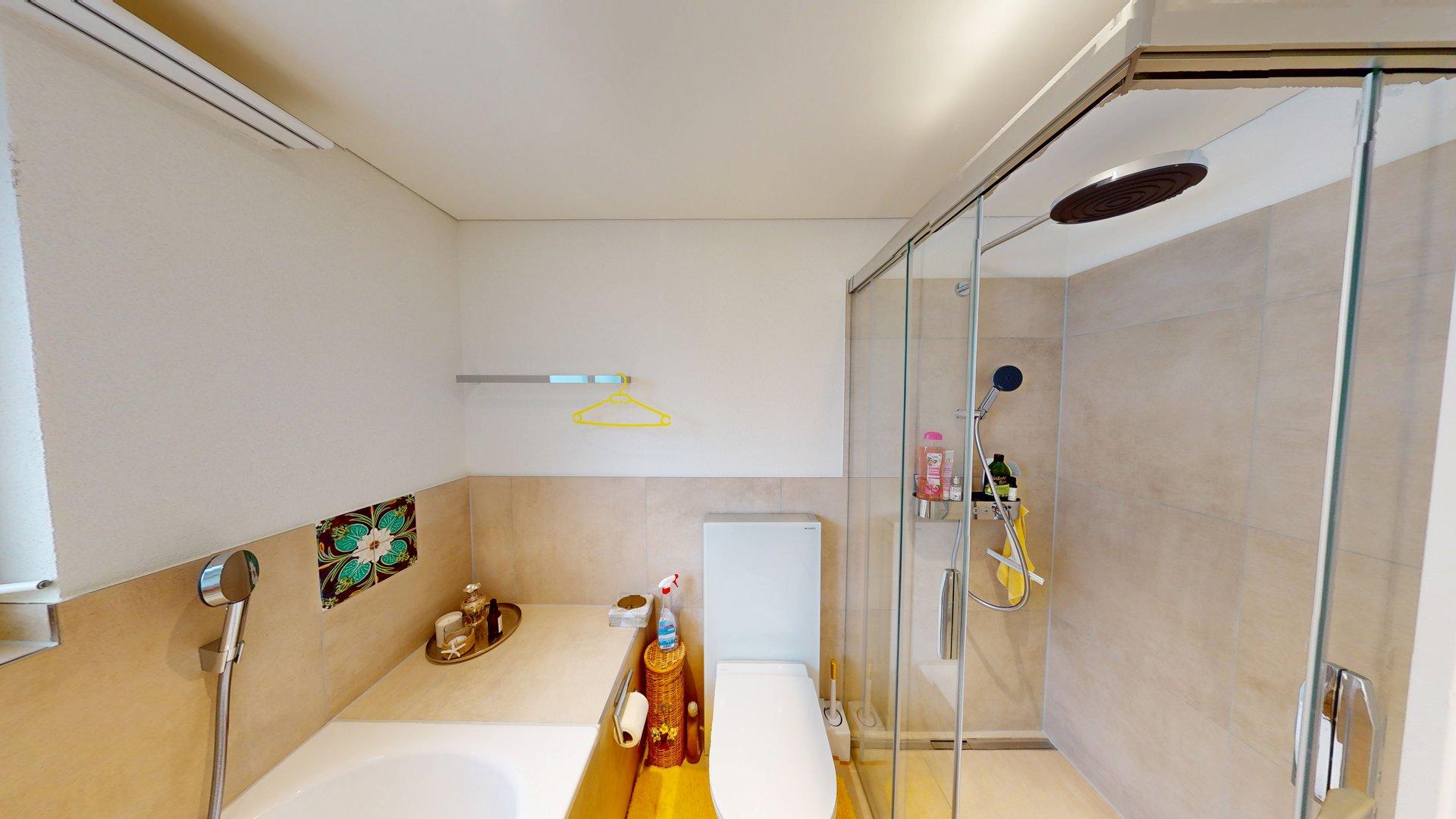 5.5-Zimmer Maisonette-Gartenwohnung Winkel – Garten